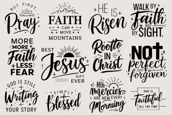 Christian Faith SVG Bundle: Perfect for Crafts and Graphics