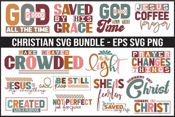 Christian SVG Bundle: A Versatile Graphics and Crafts Asset