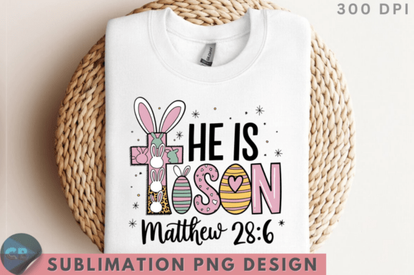 He is Risen Matthew 28 6: A Versatile Graphics and Illustrations Asset