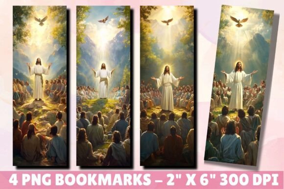Jesus Christ Bookmark Bundle: Perfect for Crafts and Graphics