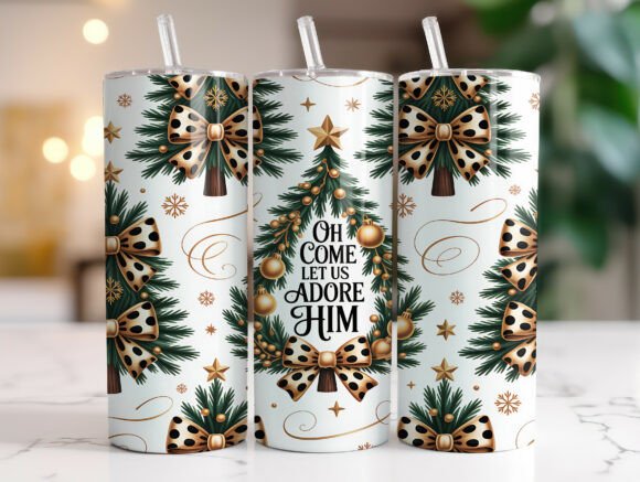 Jesus Christmas 20oz Tumbler Wrap PNG for Graphics & Wraps