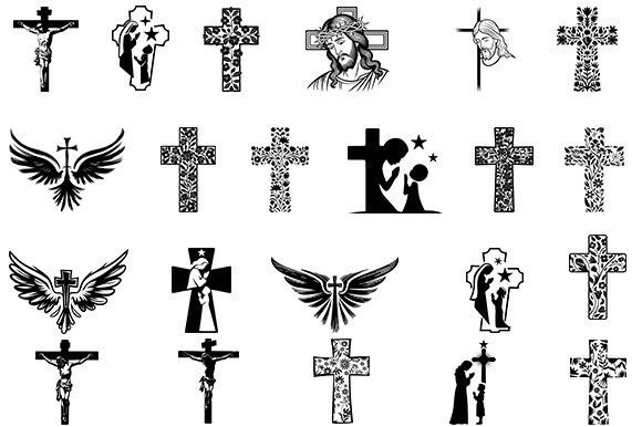 Jesus Cross SVG Bundle: A Must-Have for Crafts and Graphics