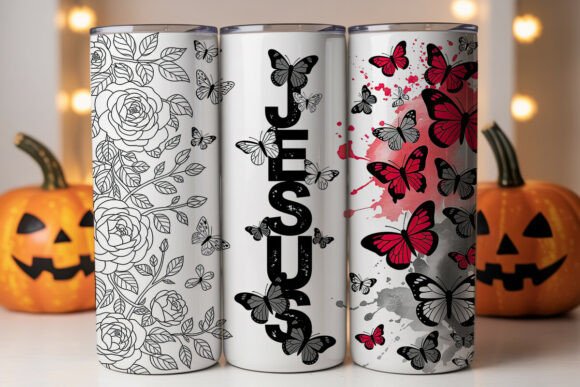 Jesus Faith Butterfly 20oz Tumbler Wrap: A Graphics Gem