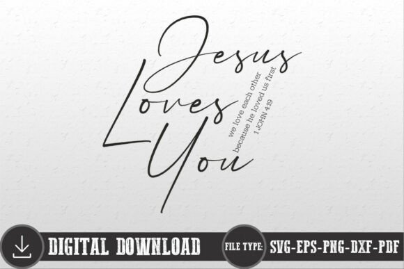 Jesus Loves You SVG: A Versatile Christian Design