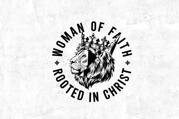 Man of Faith, Jesus, Lion Cross SVG for Crafts and Graphics