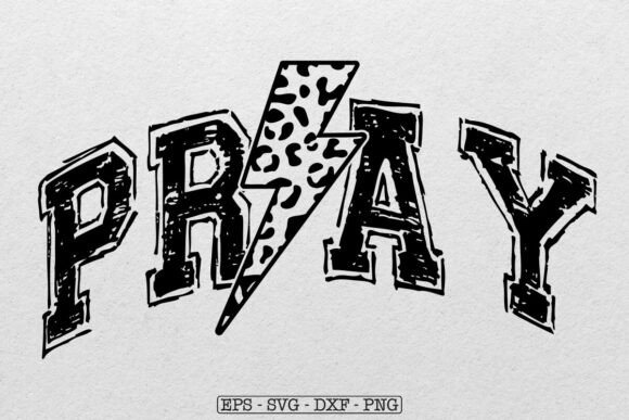 Pray Leopard Bolt SVG: A Bold Graphics Choice for Crafts