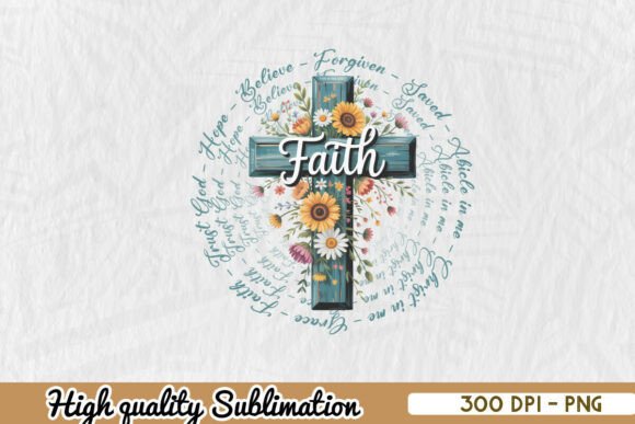 Review: Faith Cross Christian Sublimation PNG