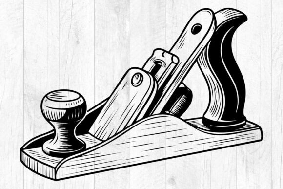 Wood Plane Svg for Crafters and Embroidery Projects